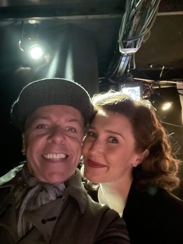 Backstage with the gorgeous and talented Emily Goodenough 