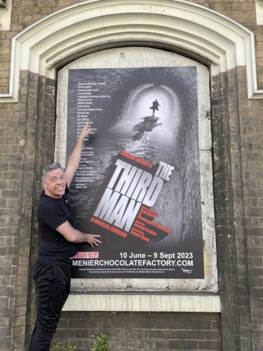 New posters have gone up with my name.........Yippee