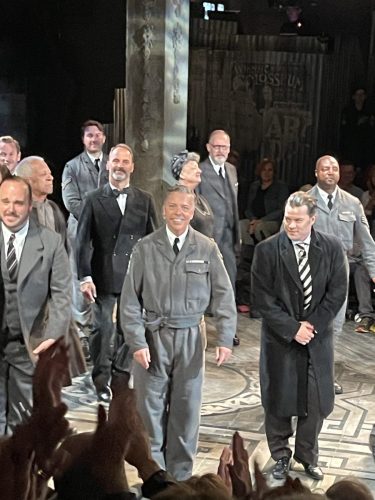 Final bows and on for Major Calloway.Crikey that was a role and so much to learn