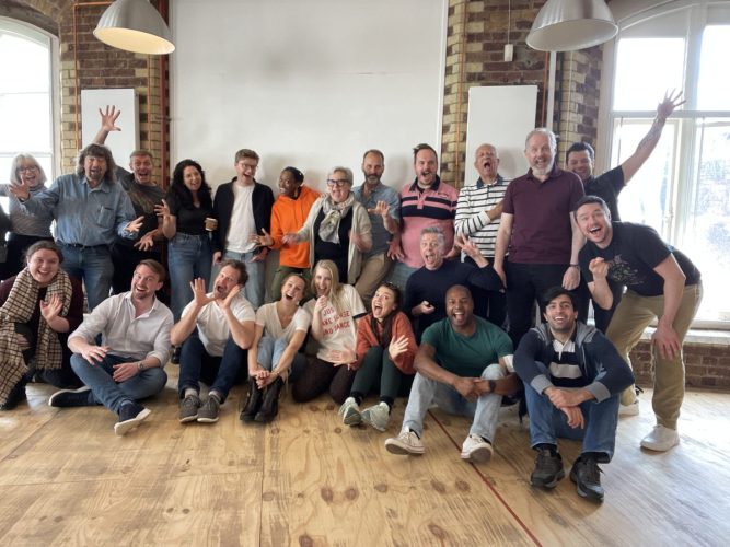 Full cast and first meet and greet at the theatre