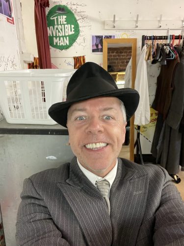 I had a gorgeous suit made for the meeting scene in the first half